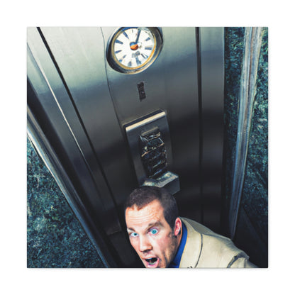 "Tick Tock - Trapped in an Elevator" - The Alien Canva