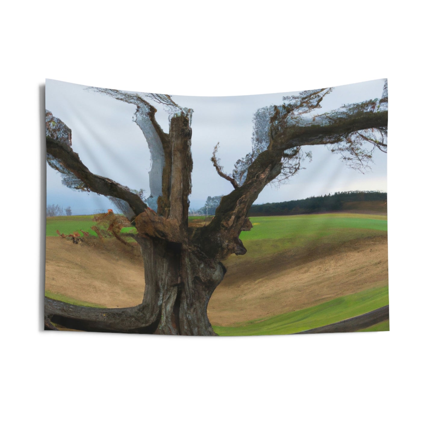 „Ein Schatten auf der Wiese: Der letzte stehende Baum“ – The Alien Wall Tapestries