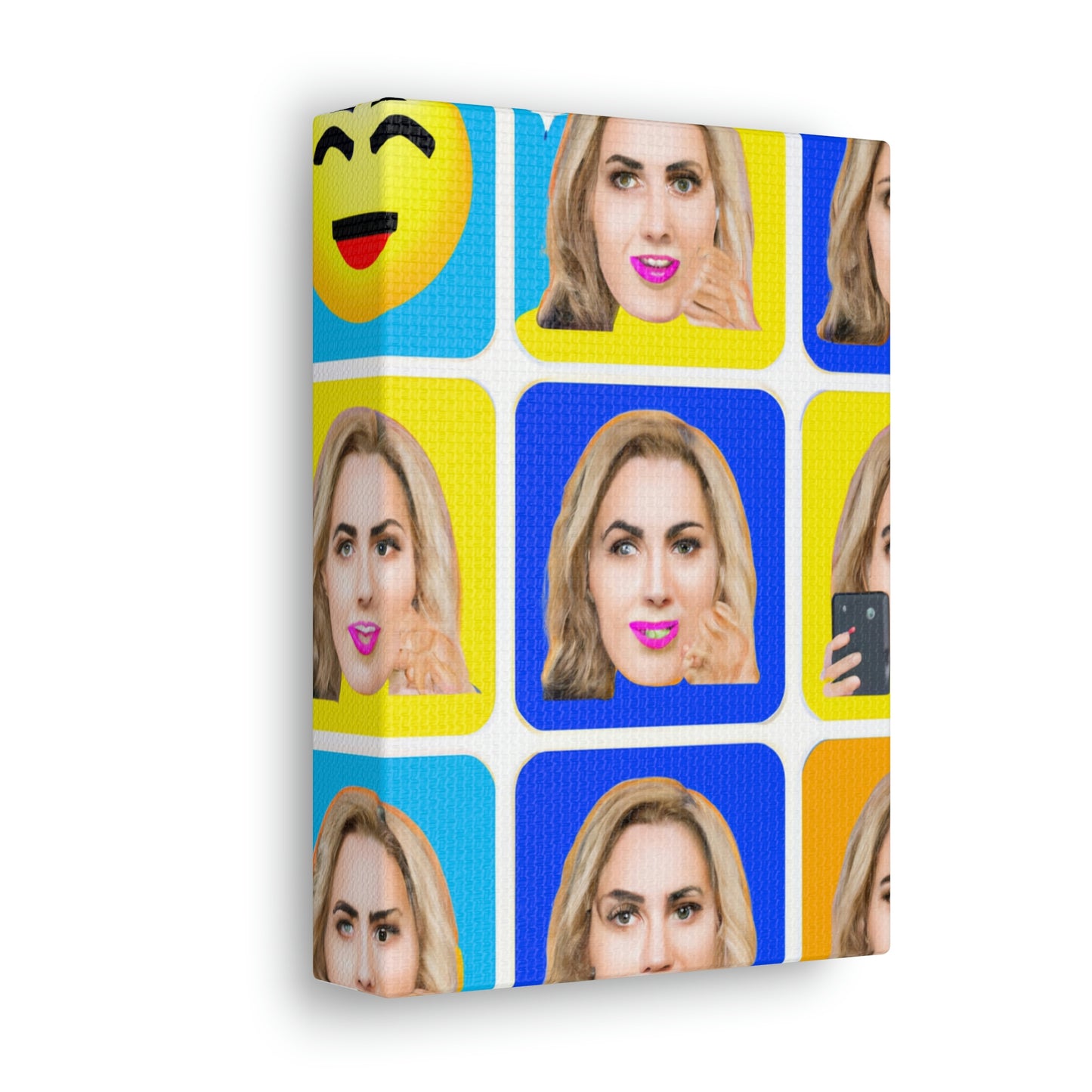 "Emoji-zing a Celebrity: A Pop Art Portrait" - The Alien Canva