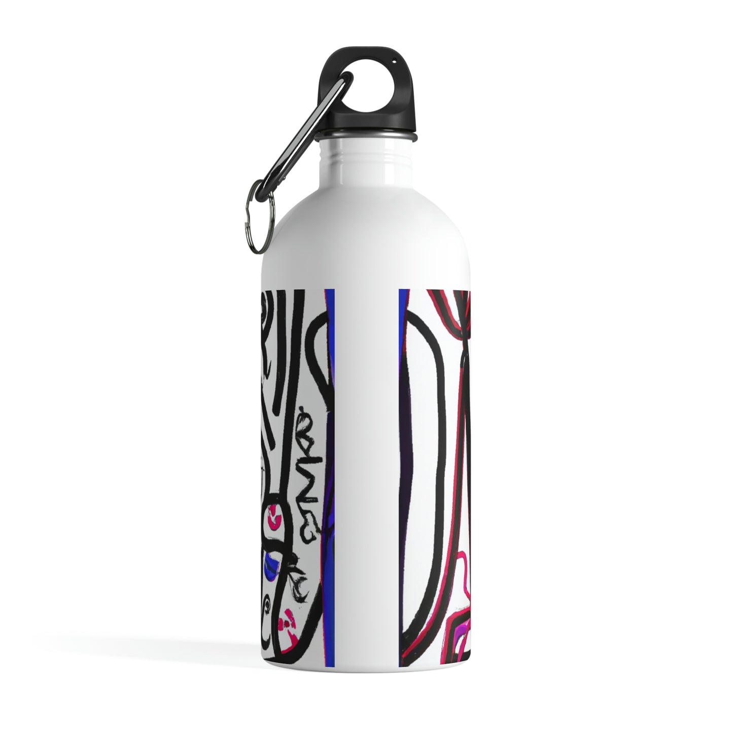 "Alone in the Park: Pondering Life's Challenges" - The Alien Stainless Steel Water Bottle