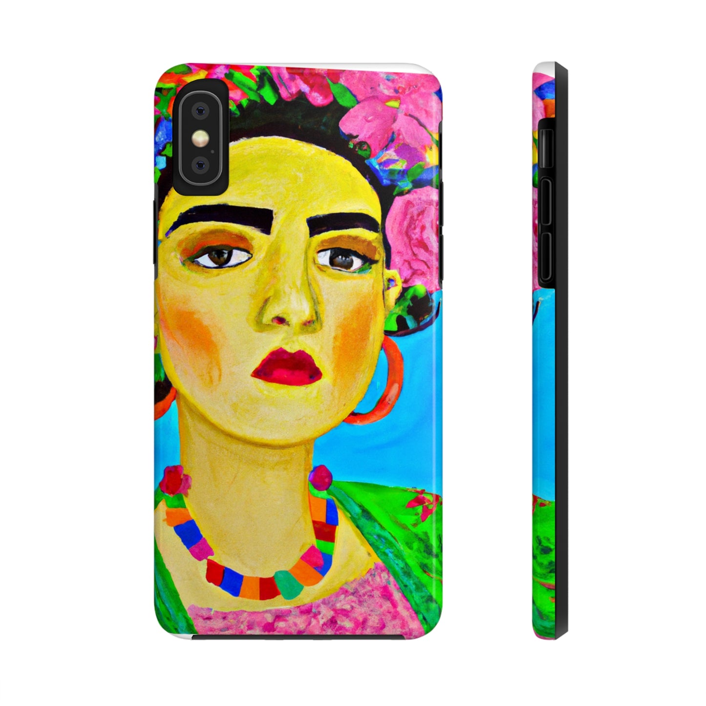 "Fierce and Free: A Frida Kahlo-Inspired Tribute to Mexican Women" - The Alien Tough Phone Cases