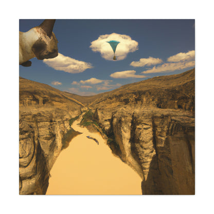 "Vuelo felino sobre Grand Gulch" - The Alien Canva