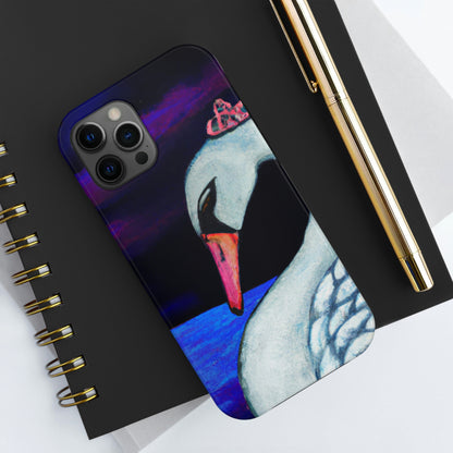 "A Swan's Lament: The Widwed Heavens" - Die Alien Tough Phone Cases