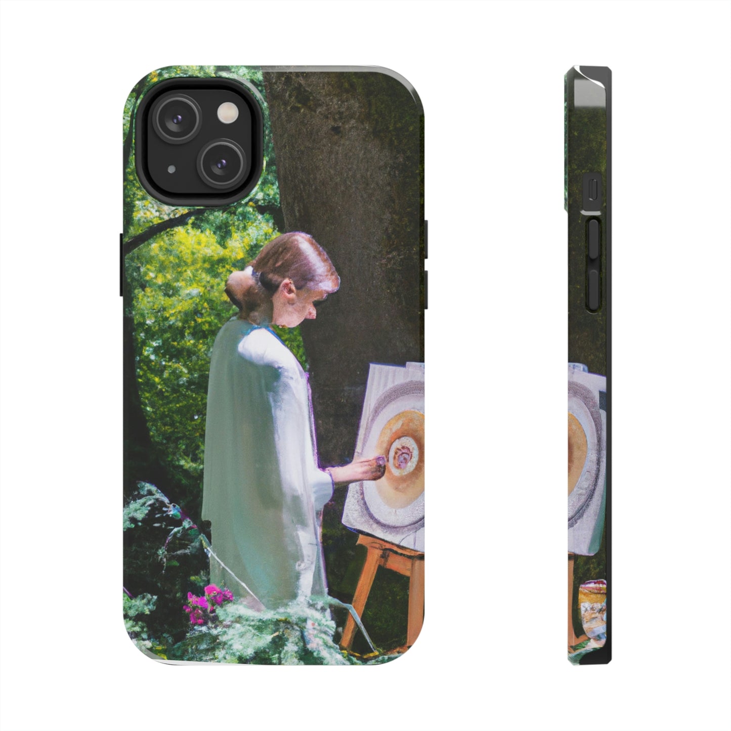 "Enchantment in Oil: A Young Artist's Vision of a Magical Forest" - The Alien Tough Phone Cases