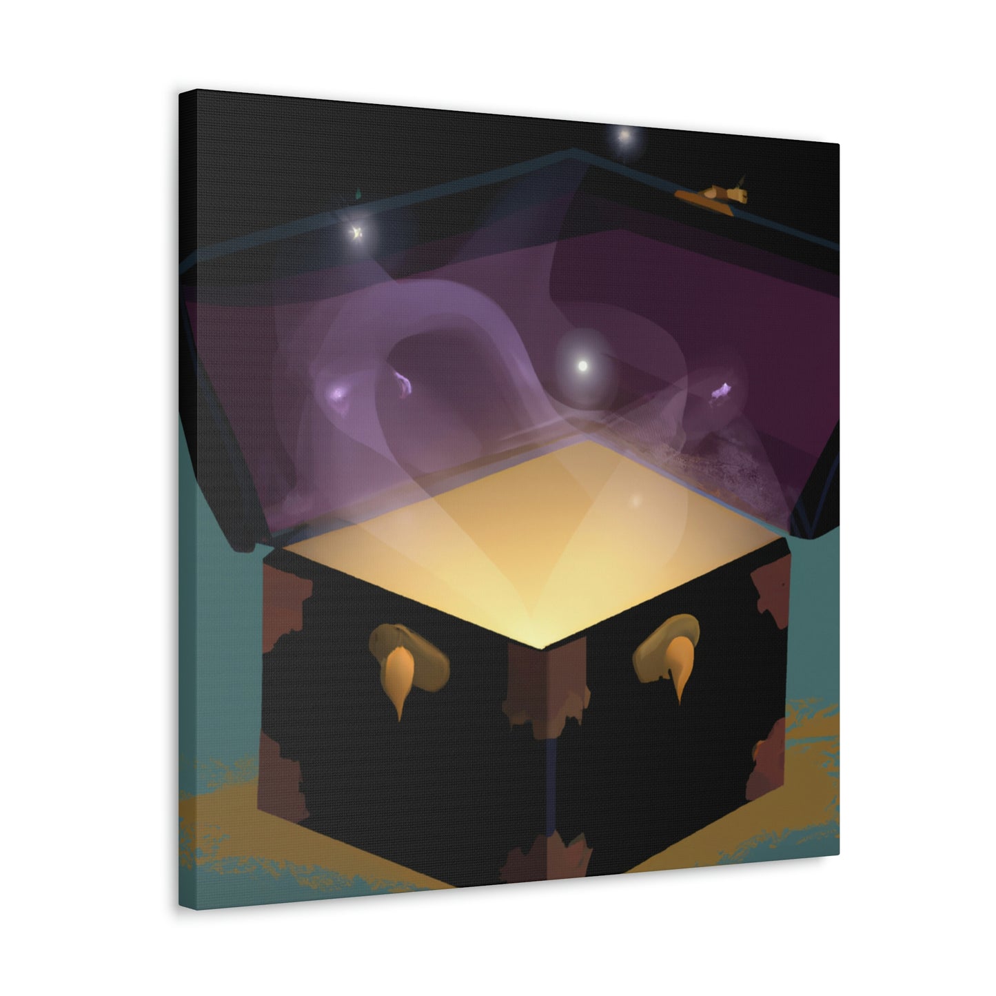 "The Infinite Shadowed Chest" - Die Alien-Canva