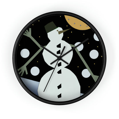 "A Winter Night's Wish" - The Alien Wall Clock