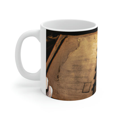 "The Attic's Ancient Secrets" - The Alien Ceramic Mug 11 oz