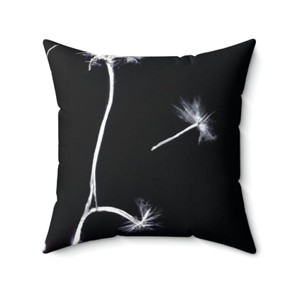 "A Dandelion Flicker in the Midnight Breeze" - The Alien Square Pillow