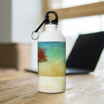 "Alone in the Snowy Meadow" - The Alien Stainless Steel Water Bottle