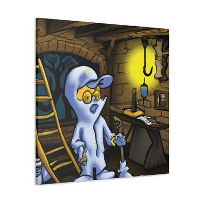 "Repairing the Beyond: The Mysterious Tale of the Ghostly Repairman". - The Alien Canva