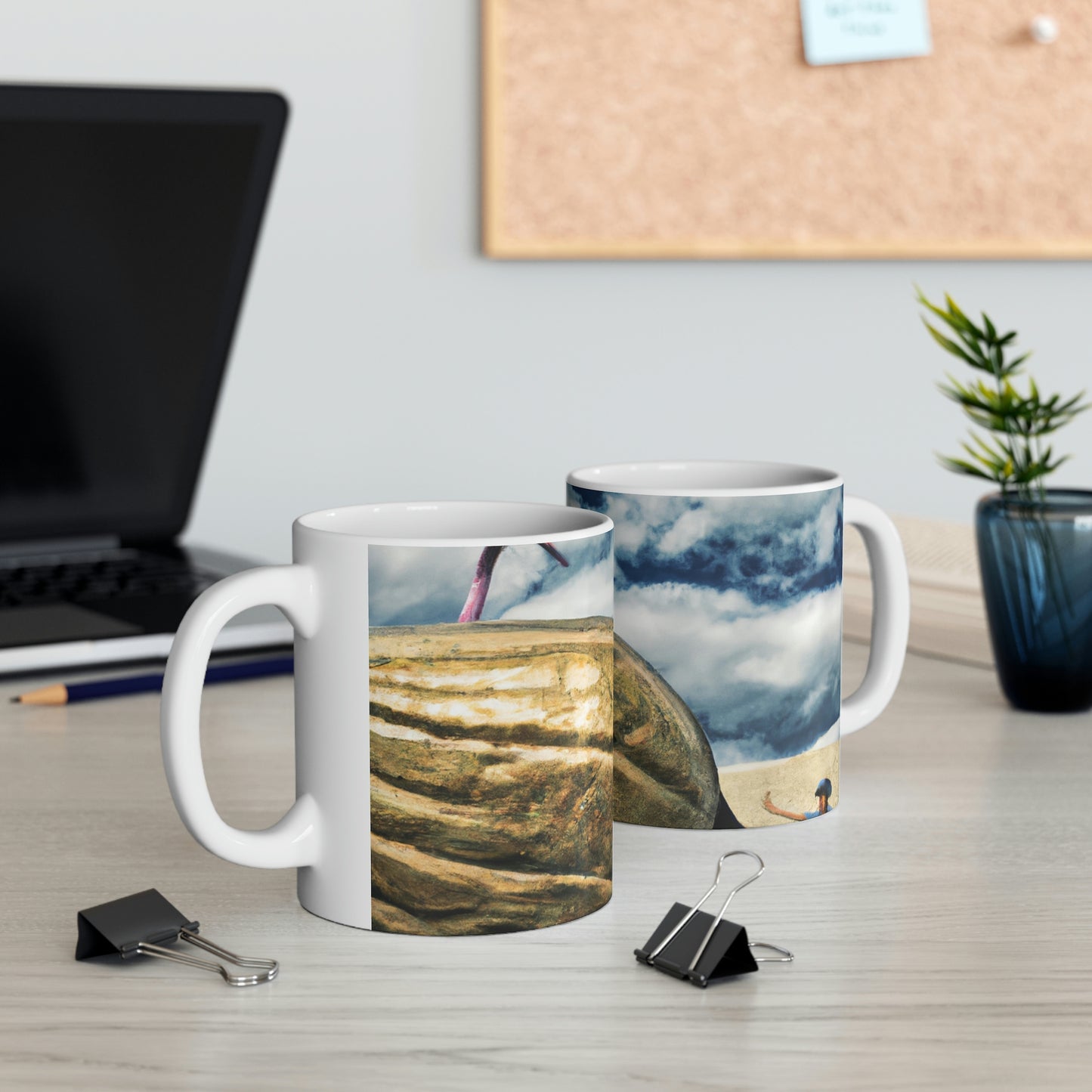 Mystery in the Meadow: The Gigantic Find of a Farmer - The Alien Ceramic Mug 11 oz