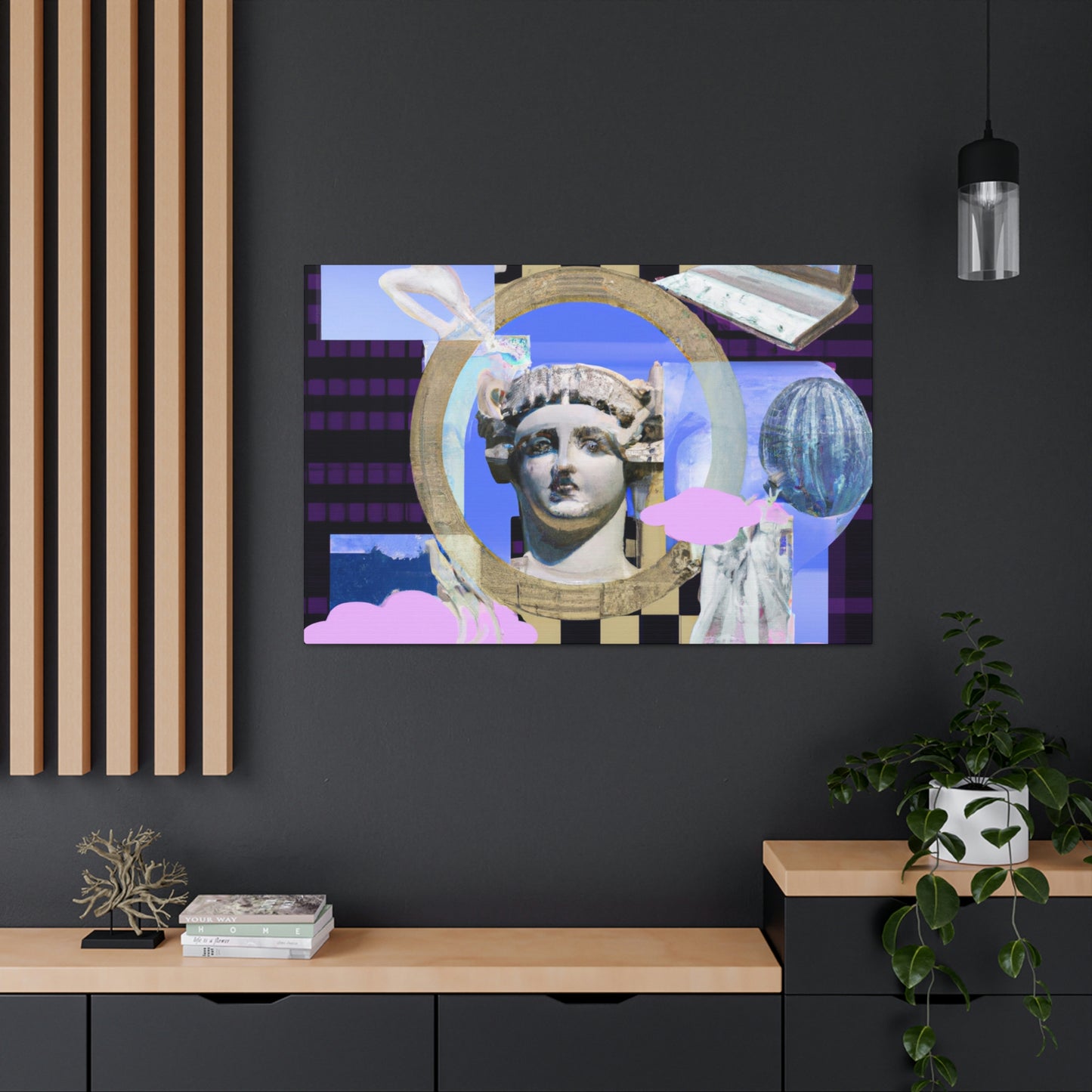 "A Fusion of Fine and Tech Art" - Canvas