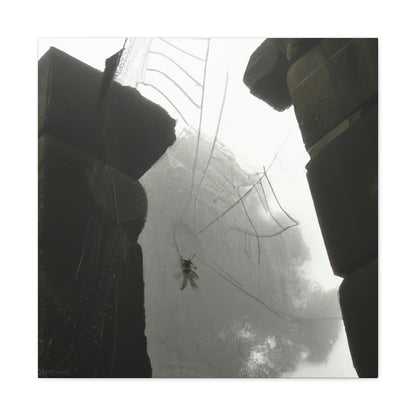 "Ghostly Cobwebs in the Ruins" - The Alien Canva