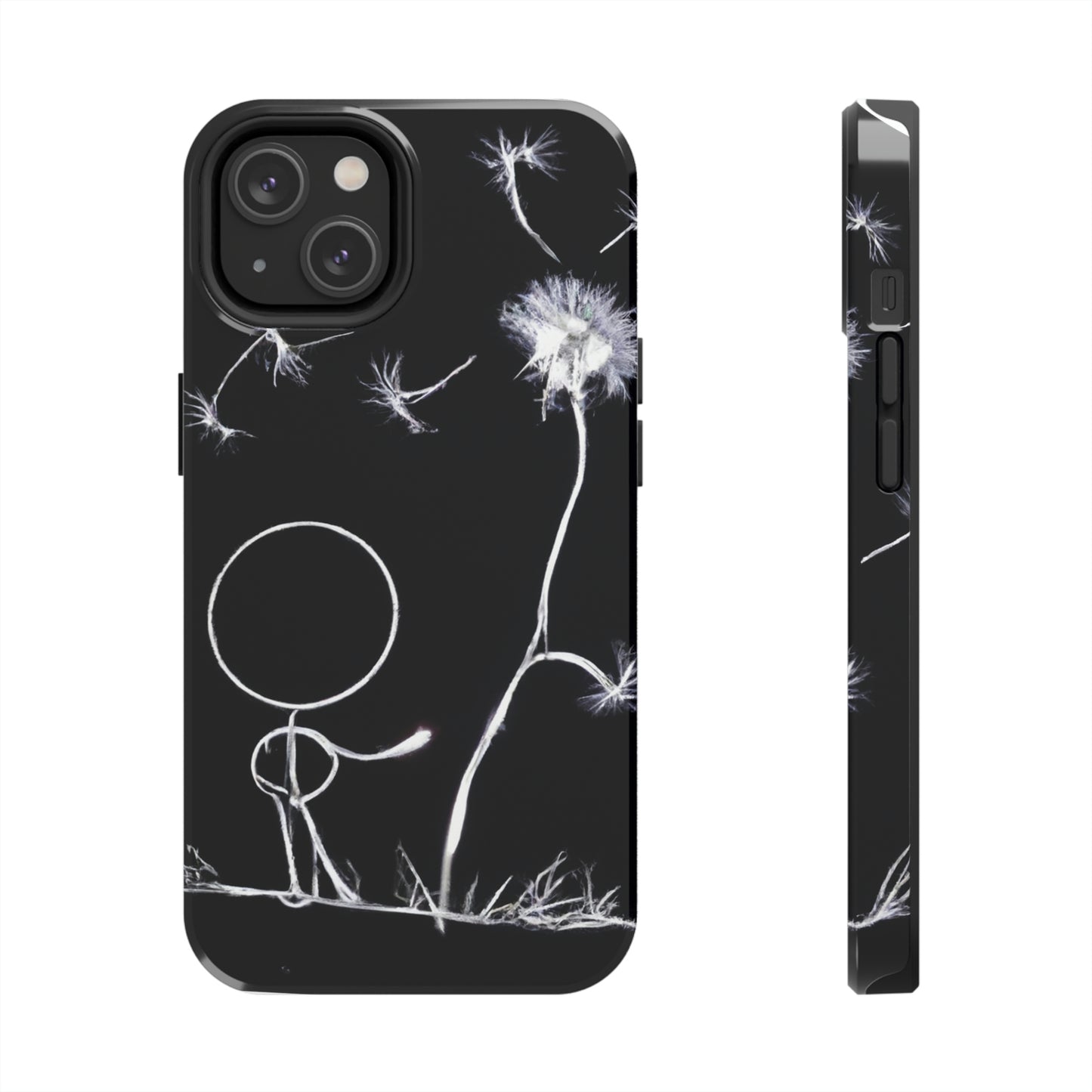 "Un parpadeo de diente de león en la brisa de medianoche" - The Alien Tough Phone Cases