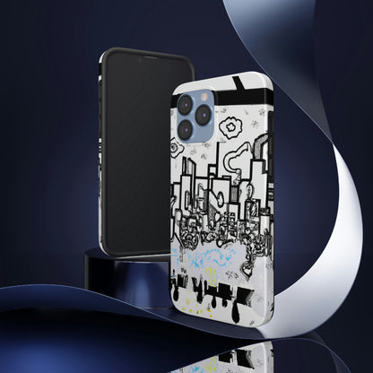 "Ghostly Haze: The Forgotten City". - The Alien Tough Phone Cases