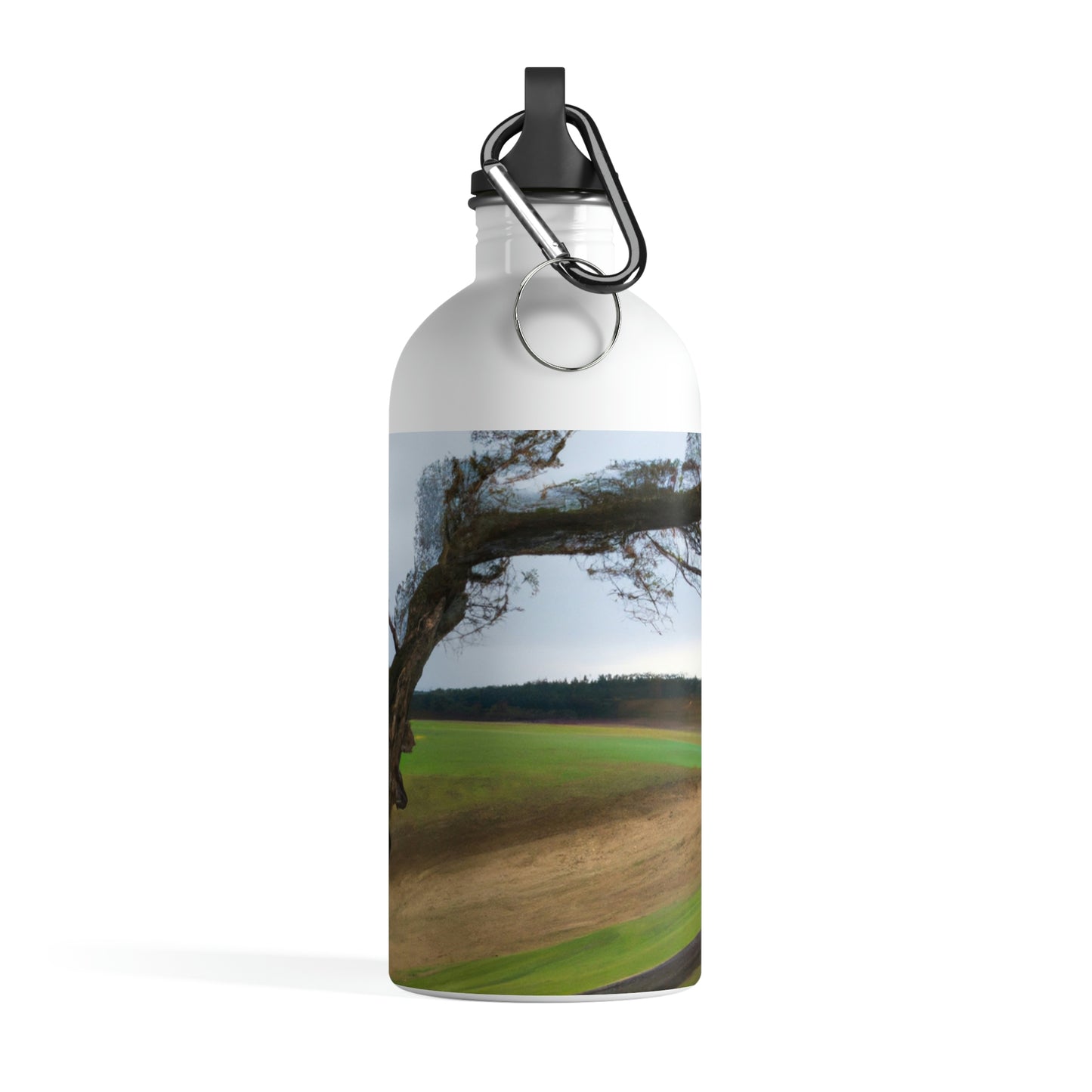 "A Shadow in the Meadow: The Last Standing Tree" - The Alien Stainless Steel Water Bottle