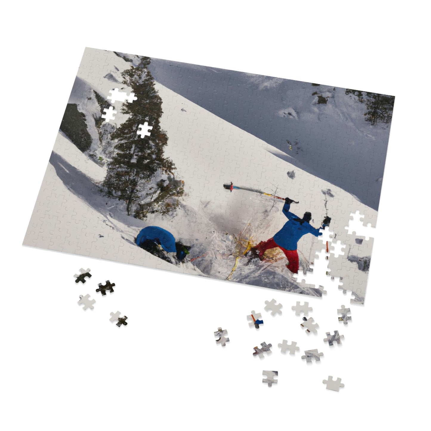 "Avalanche Avalanche: A Spontaneous Ski Trip Gone Wrong" - The Alien Jigsaw Puzzle