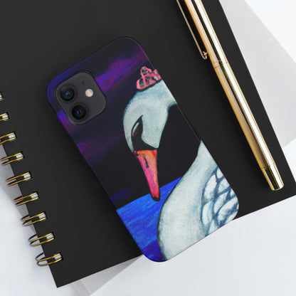 "A Swan's Lament: The Widwed Heavens" - Die Alien Tough Phone Cases