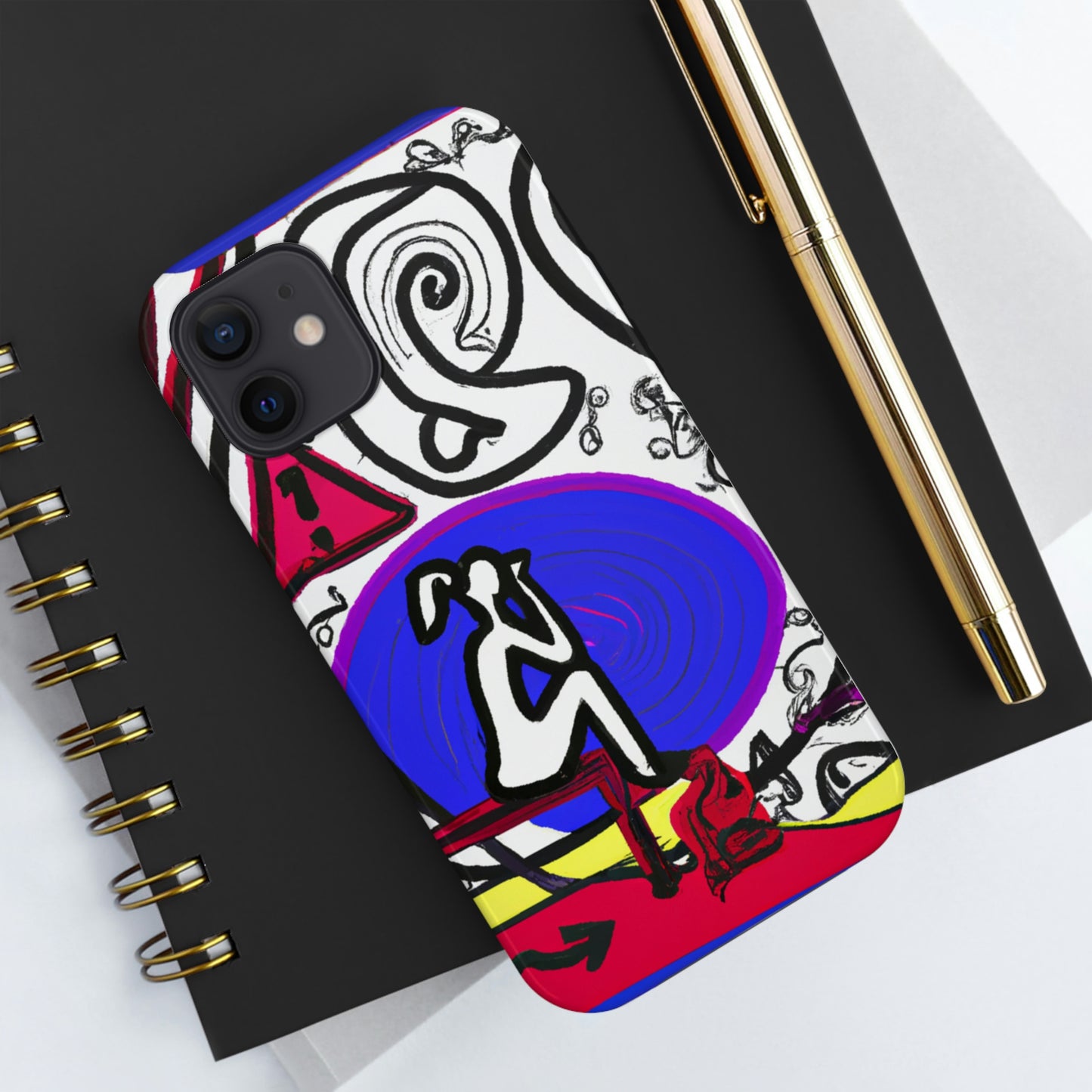 "Alone in the Park: Pondering Life's Challenges" - The Alien Tough Phone Cases