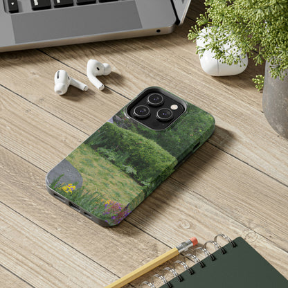 "Rainy Refuges: Uncovering the Fortune of a Garden Under an Umbrella" - The Alien Tough Phone Cases