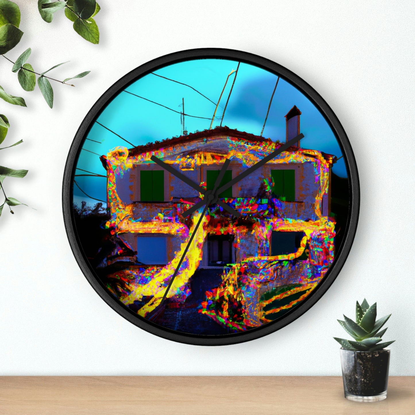 "Magical Illumination: A Summer Solstice Surprise" - The Alien Wall Clock