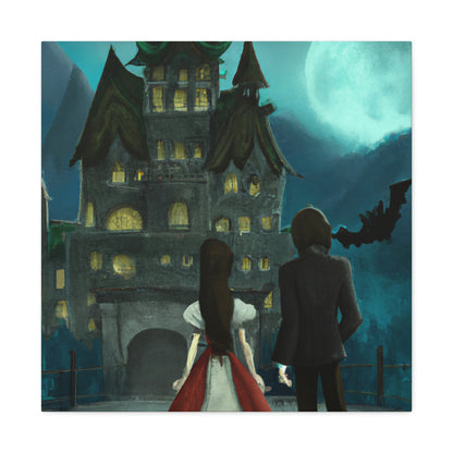 "A Shocking Discovery: Inside the Haunted Castle" - The Alien Canva