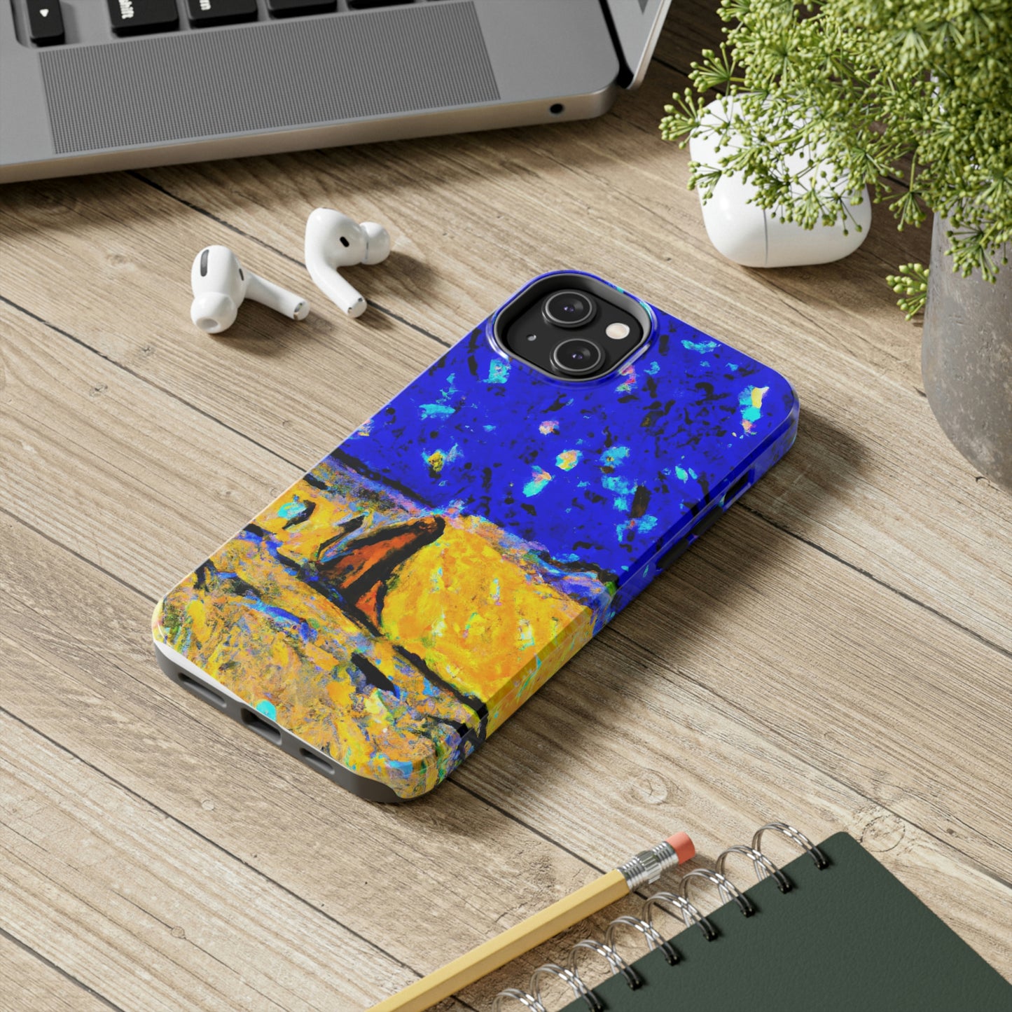 "Enchanted Sands of the Night Sky" - The Alien Tough Phone Cases