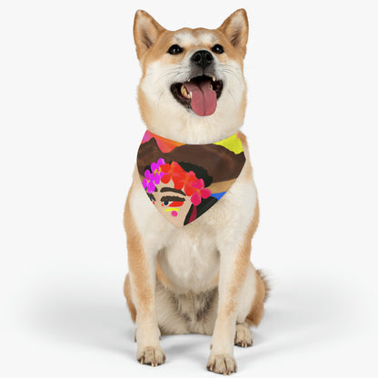 "Encantamiento al anochecer" - El collar de bandana para mascota alienígena