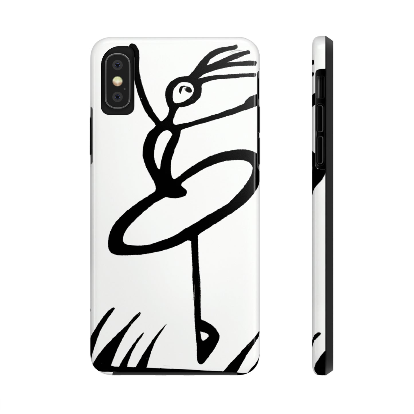 "Ballet on a Blade: A Ballerina's Spin" - The Alien Tough Phone Cases