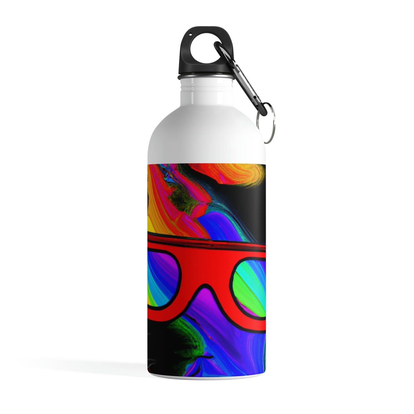 "Cool Cat in Sunglasses" - The Alien Stainless Steel Water Bottle