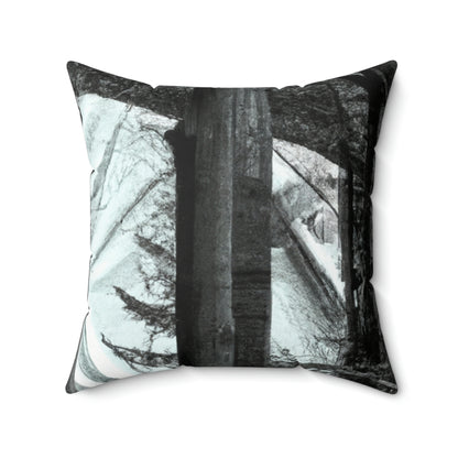 "The Phantasmagorical Big Top" - The Alien Square Pillow