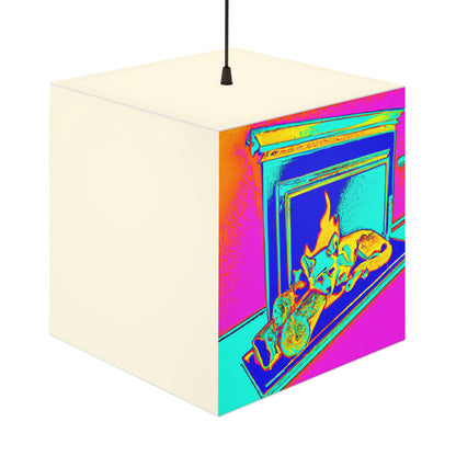 "Fox by Firelight". - The Alien Light Cube Lamp