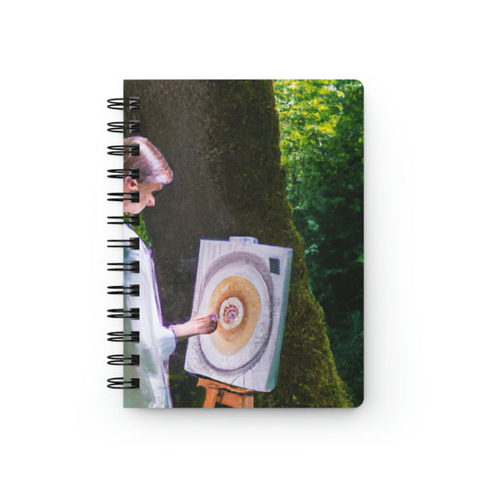 "Enchantment in Oil: A Young Artist's Vision of a Magical Forest" - The Alien Spiral Bound Journal