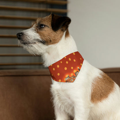 "Perdido en las arenas del tiempo" - El collar de bandana para mascota alienígena