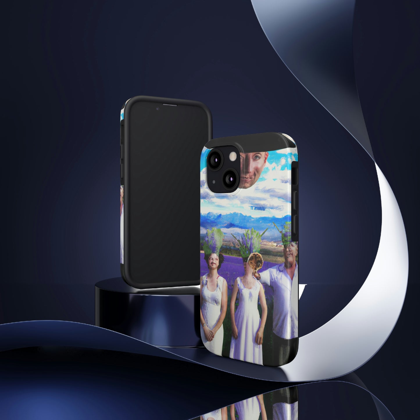 "Lavender Family Reunion: A Blooming Celebration" - The Alien Tough Phone Cases