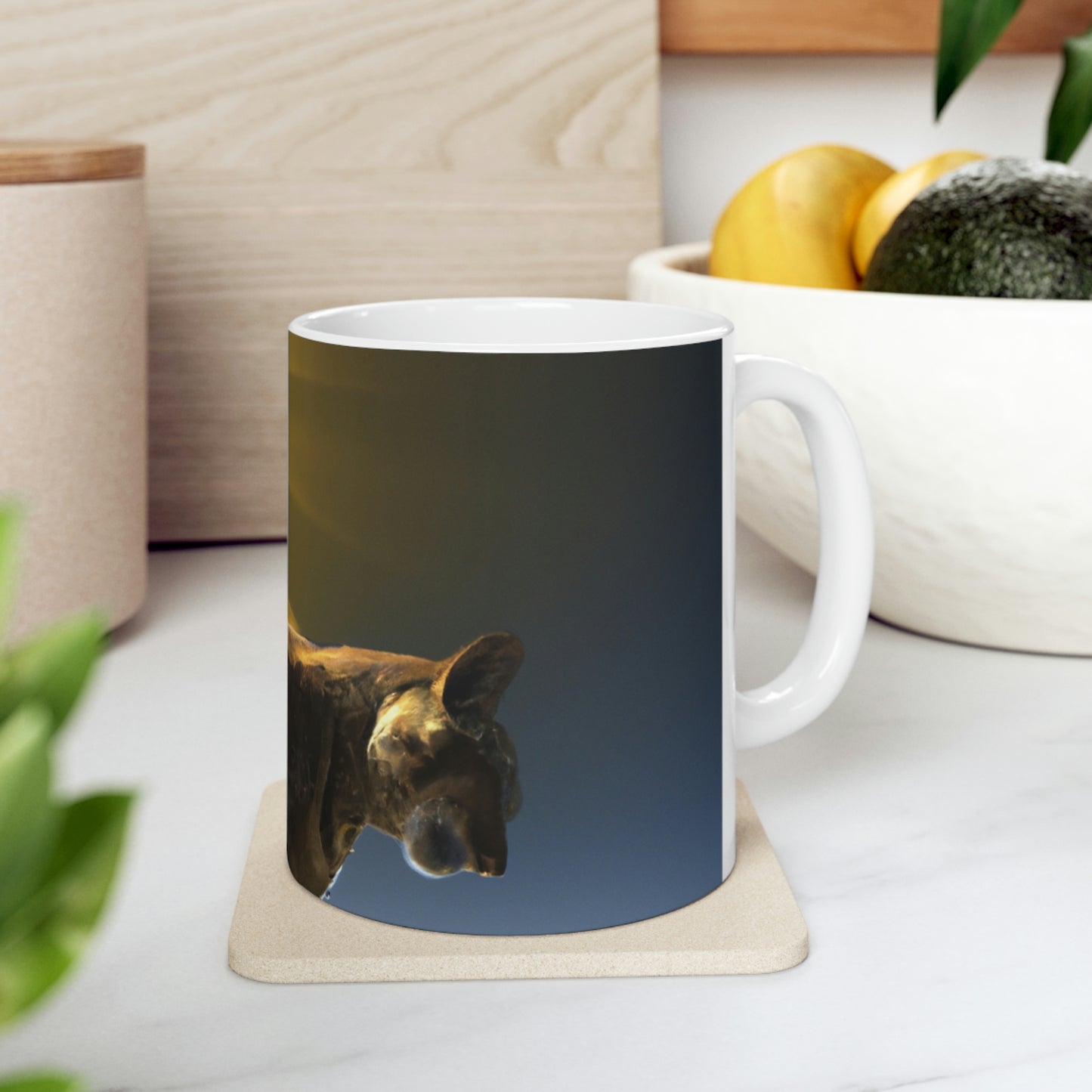 "A Purrfect Sunbeam Moment" - The Alien Ceramic Mug 11 oz