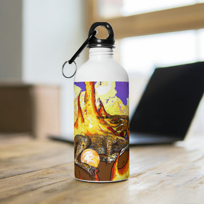 "A Slumbering Dragon in an Infernal Embrace" - The Alien Stainless Steel Water Bottle