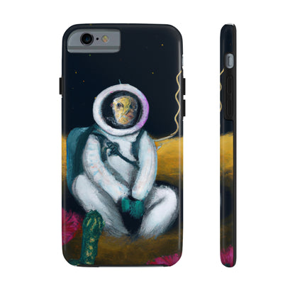 "Allein im Dunkeln: Das Überleben eines einsamen Astronauten" - Die Alien Tough Phone Cases