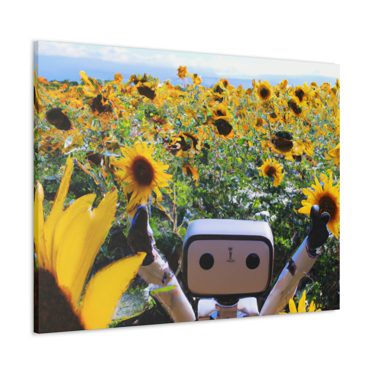 "Robot's Sunshine Joy" - The Alien Canva