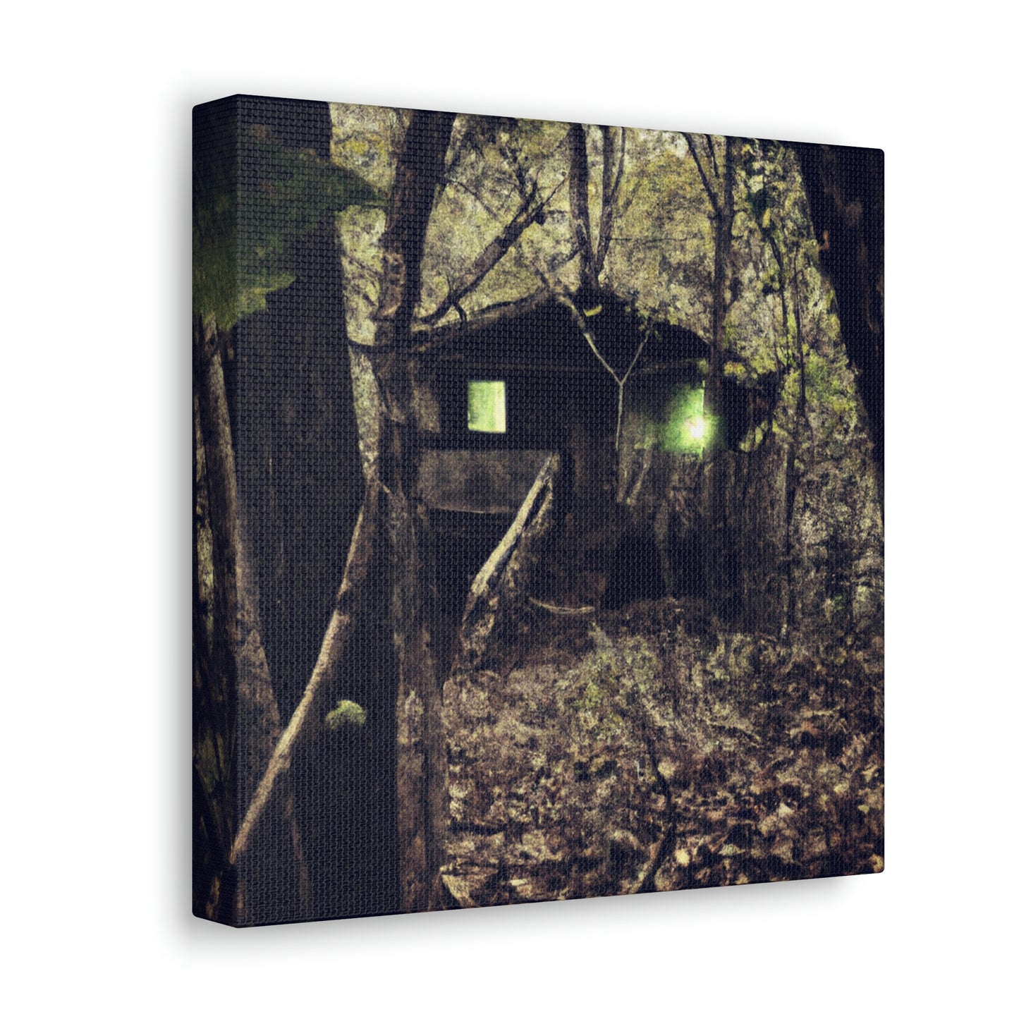 "Cursed Cabin in the Woods" - The Alien Canva