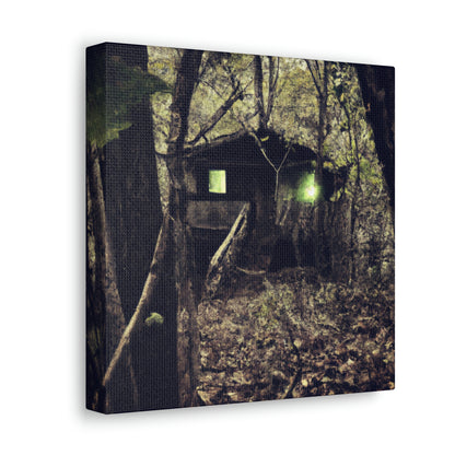 "Verfluchte Hütte im Wald" - The Alien Canva