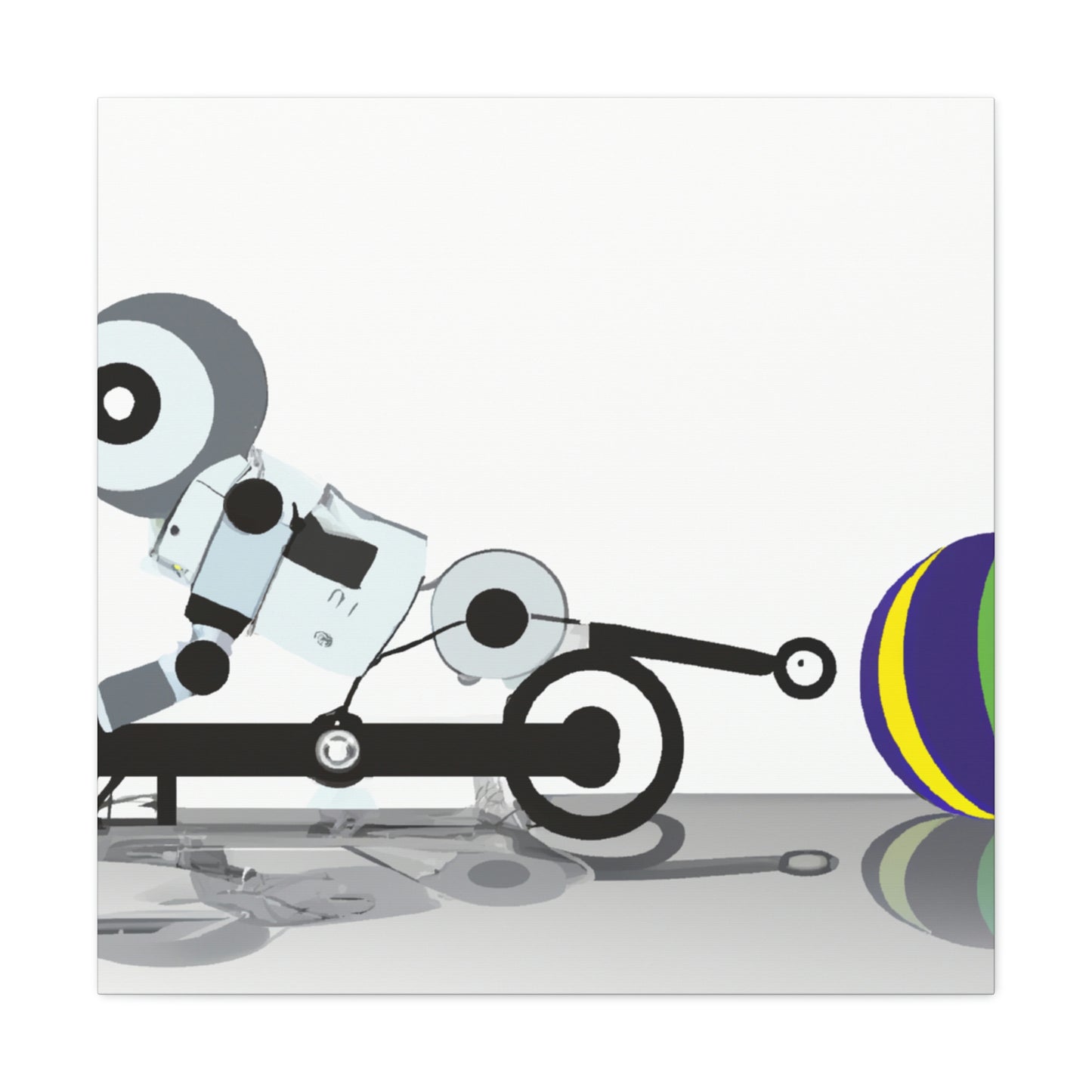 Roboter-Rebounder - Die Alien-Canva