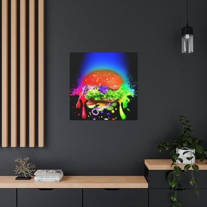 "Burger Rainbow" - The Alien Canva