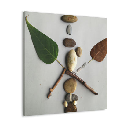 "The Naturalist's Canvas: Crafting Art From Nature" - Canvas