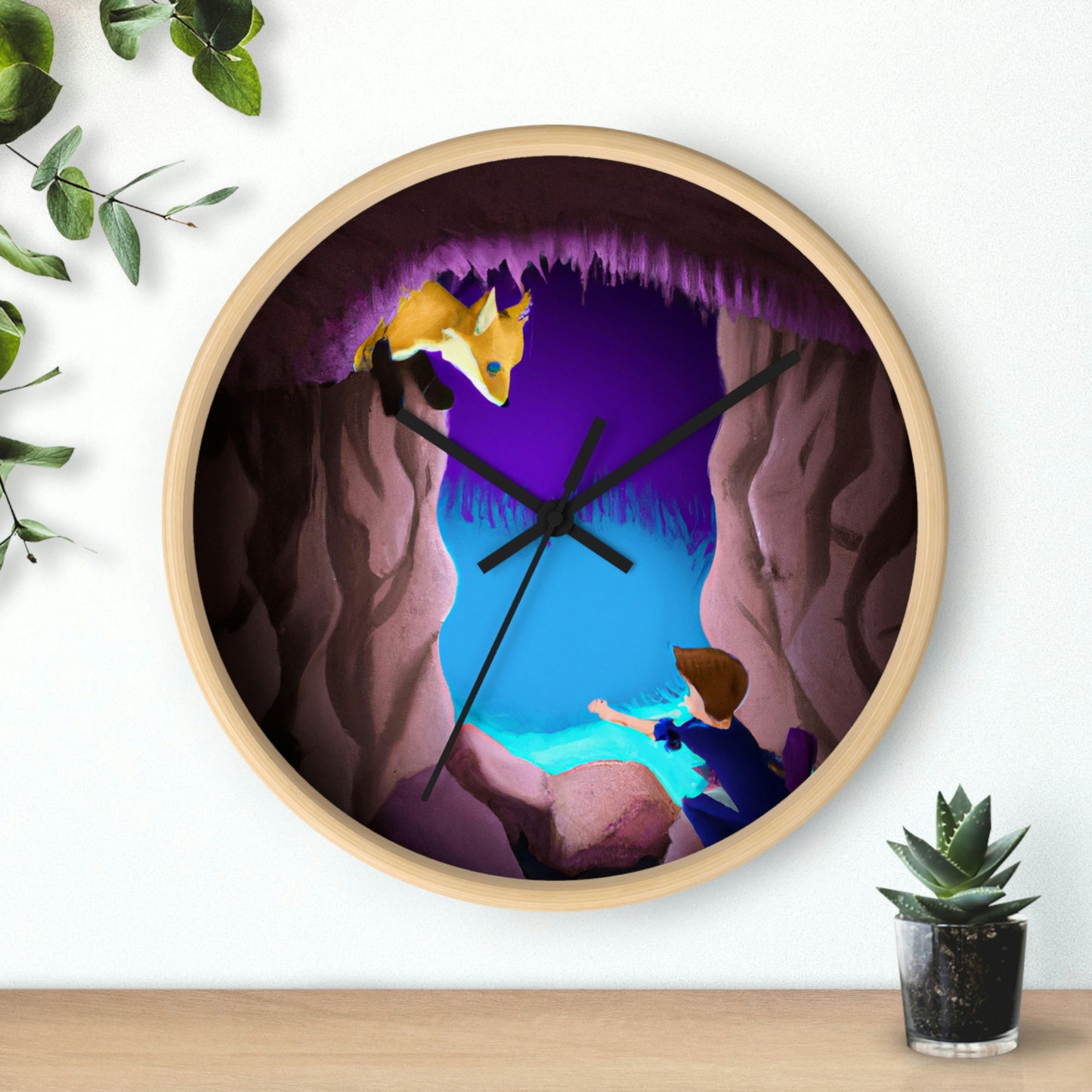 El zorro en la caverna - El reloj de pared alienígena