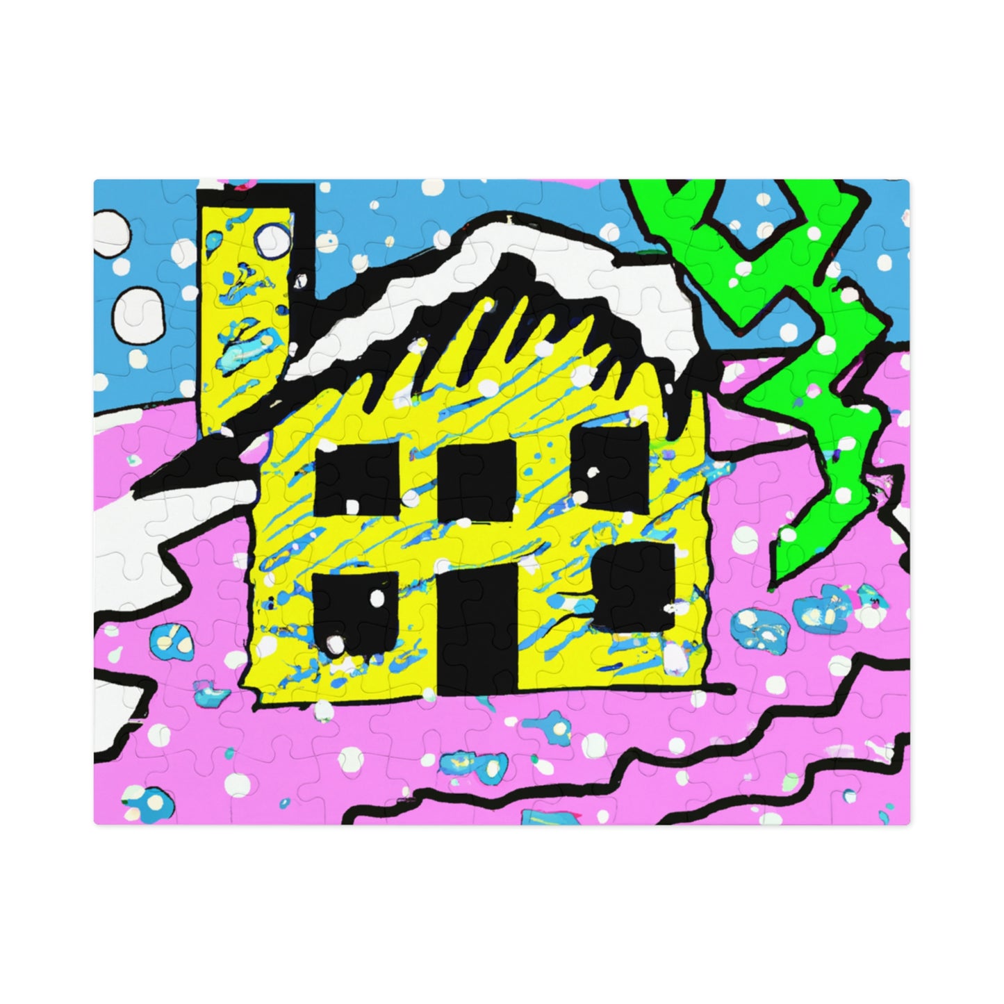 "Desolate Winter Dwelling" - The Alien Jigsaw Puzzle