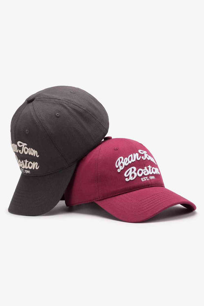 Gorra de béisbol ajustable con gráfico bordado