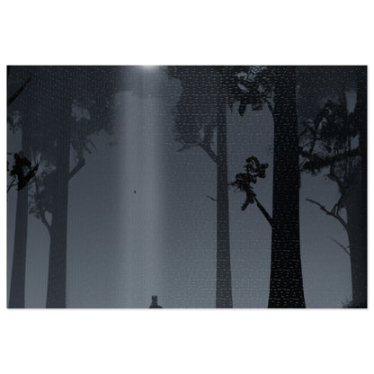 Lost in the Moonlight Forest. - The Alien Jigsaw Puzzle