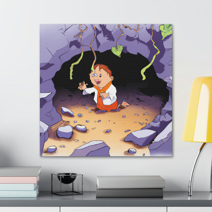 "Die mysteriöse Höhle von Little Billy" - The Alien Canva