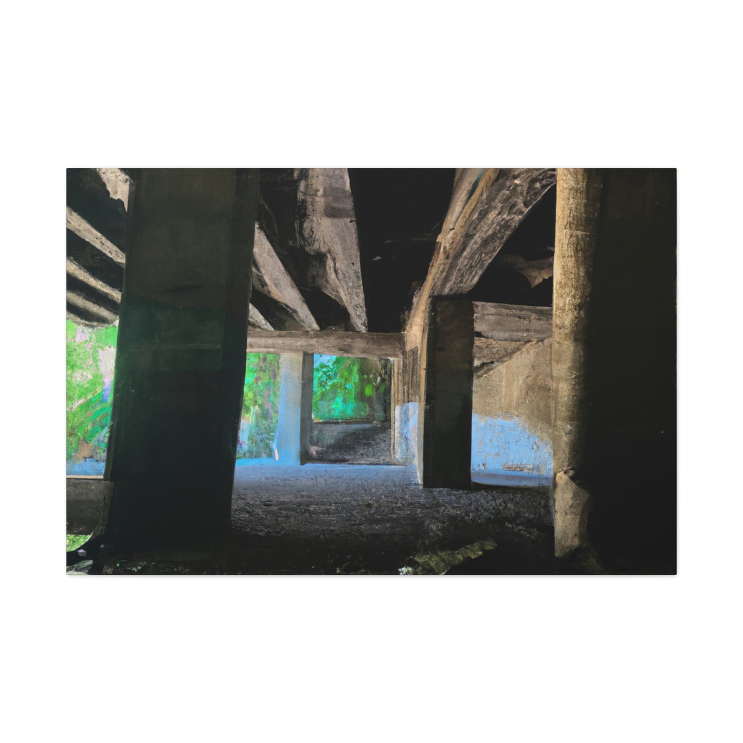 Treasure Under the Bridge - The Alien Canva